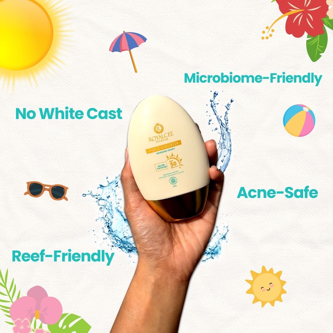 HYBRID SUNSCREEN  SPF 50++++ Royalcee Premium