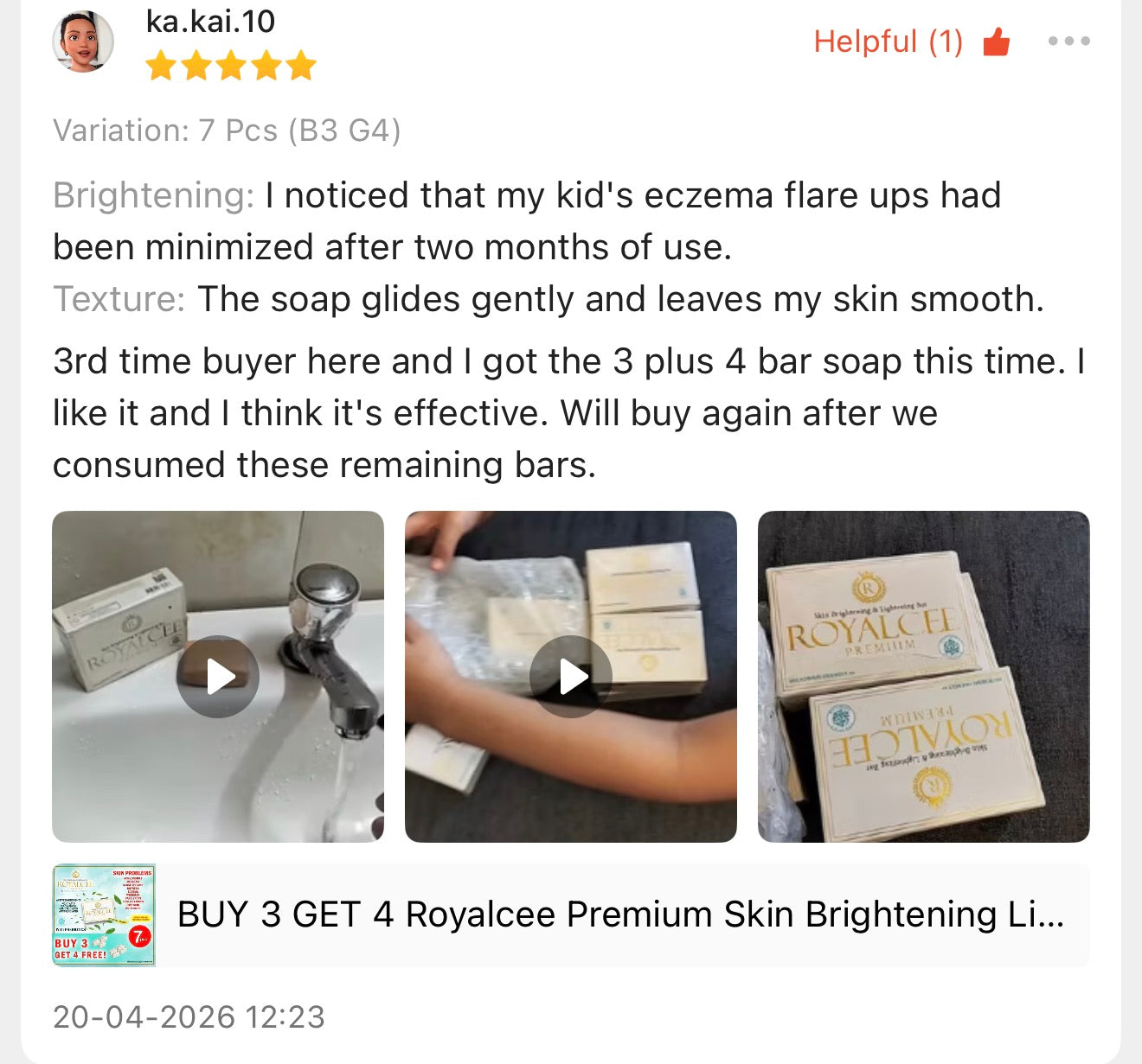 SOAP BAR Royalcee Premium
