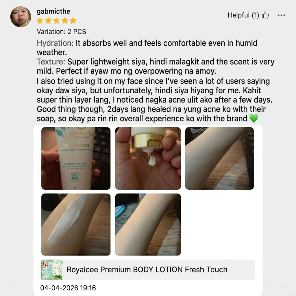 BODY LOTION Fresh Touch Royalcee Premium