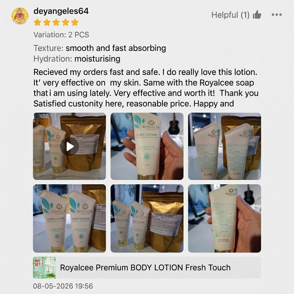 BODY LOTION Fresh Touch Royalcee Premium