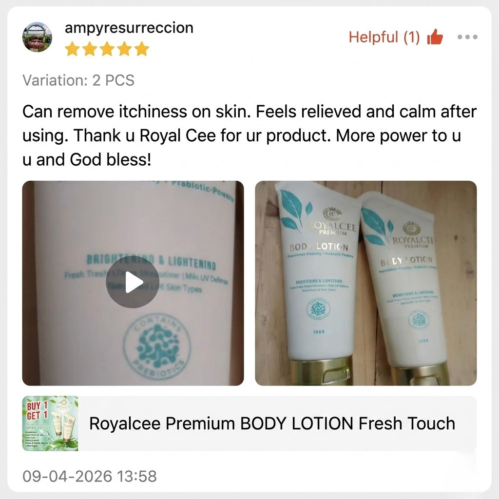 BODY LOTION Fresh Touch Royalcee Premium