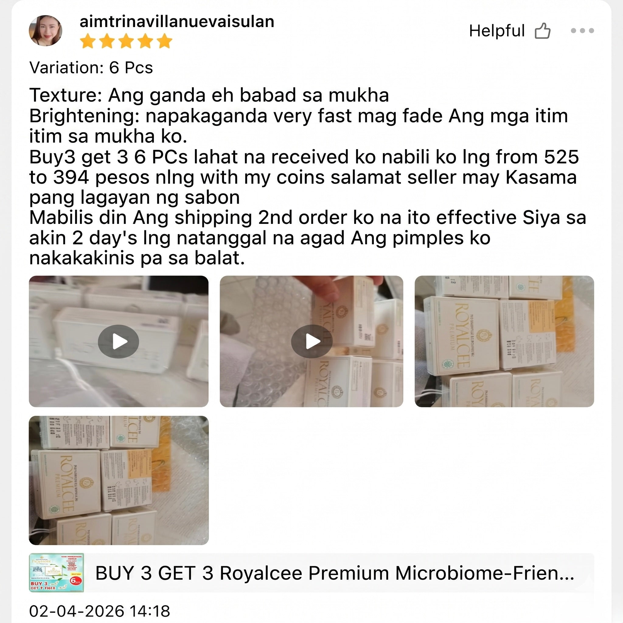 SOAP BAR Royalcee Premium